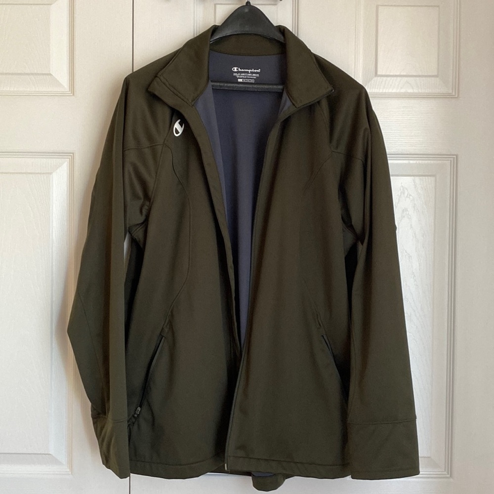 Mens Champion Black Performance Jacket - Size Large